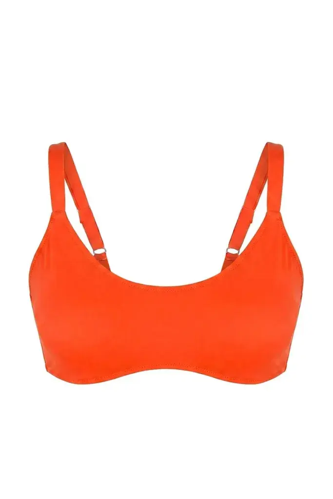 Trendyol Curve Ženski gornji deo kupaćeg TBBSS26CT00023, Crveni