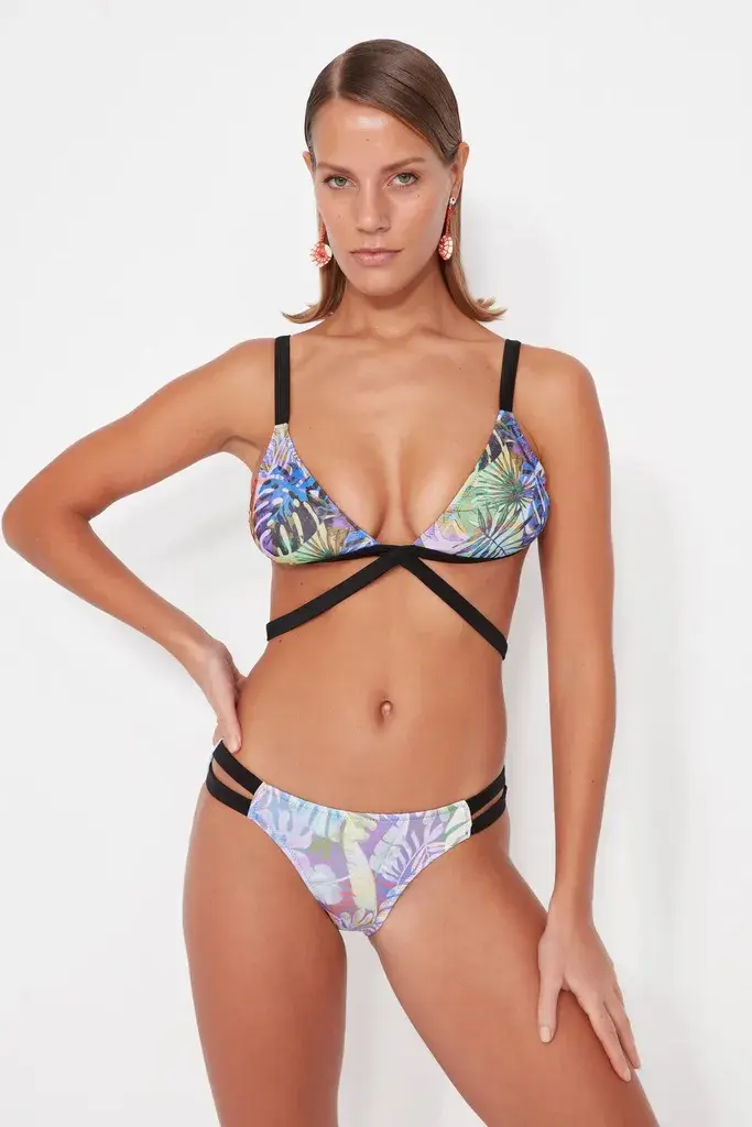 Trendyol Milla Ženski gornji deo kupaćeg TBESS20BU0151, Ljubičasti