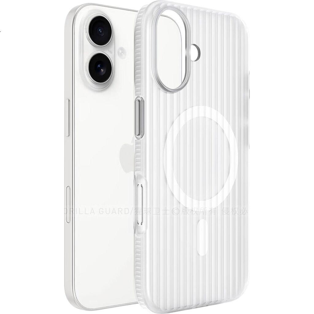 Maska za mobilni telefon iPhone 17, Providno-bela