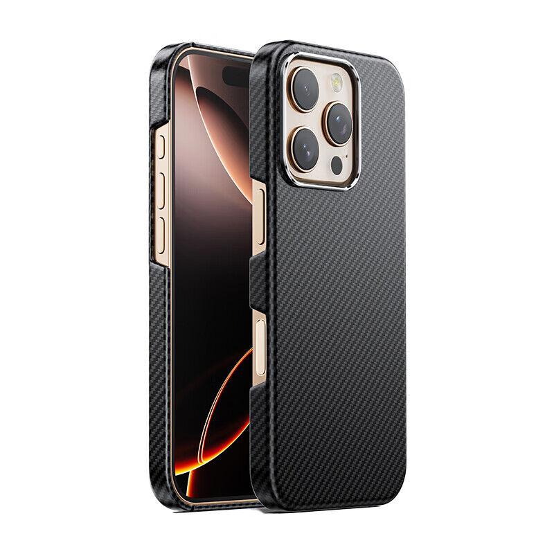 CangHua Maska za mobilni telefon iPhone 16 Pro, Crna