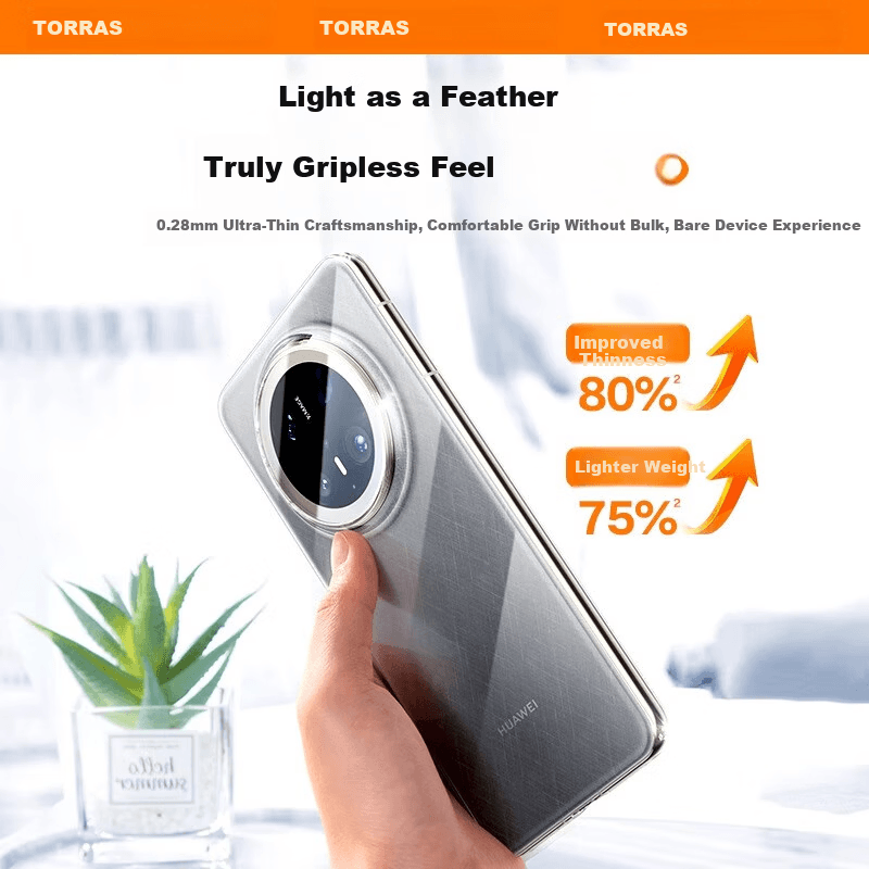 Torras Maska za mobilni telefon Huawei Mate 70 Pro / Huawei Mate 70 Pro+, Providna