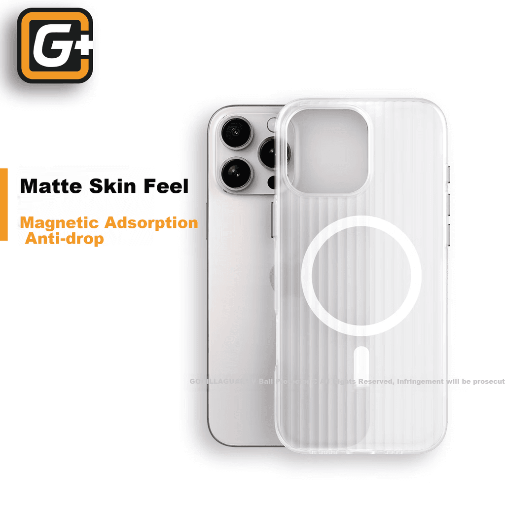 Xingqiuweishi  Maska za mobilni telefon iPhone 16 Pro, Providno-bela
