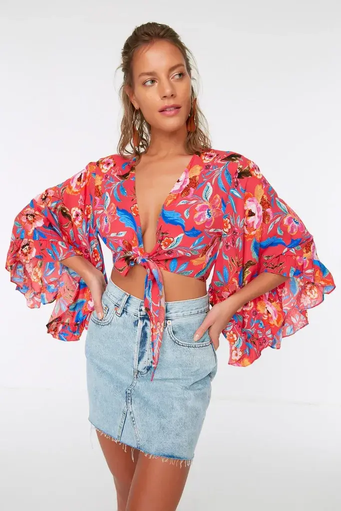 Trendyol Milla Ženska bluza TBESS19BB0095, Šarena