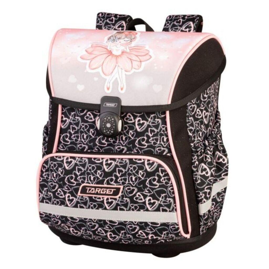 Target Ranac za devojčice Click Dancing Queen, Anatomski, 37 x 29 x 24 cm, Crni