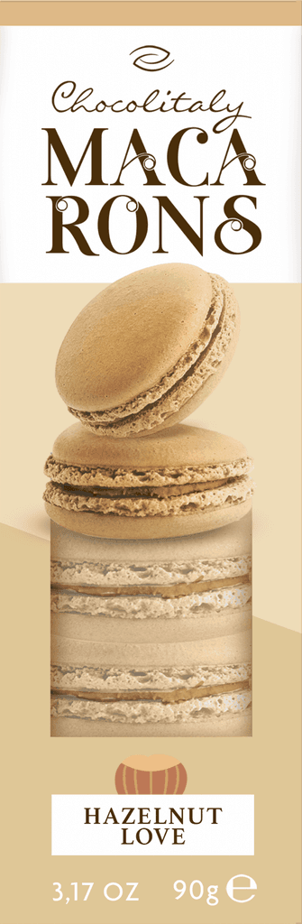 Chocolitaly Macarons lešnik Love 90 gr
