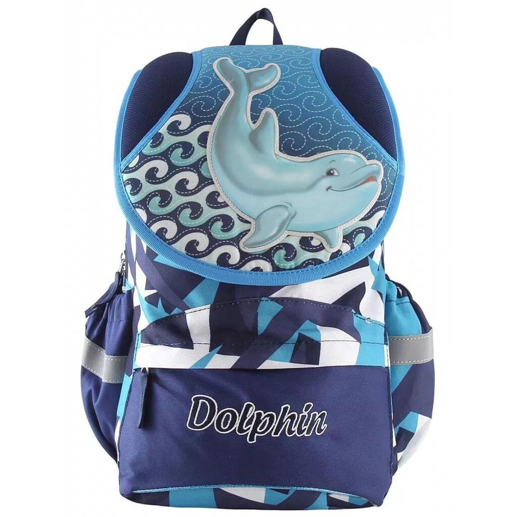 Target Ranac za dečake Dolphin, Anatomski, 40 x 30 x 20 cm, Plavi