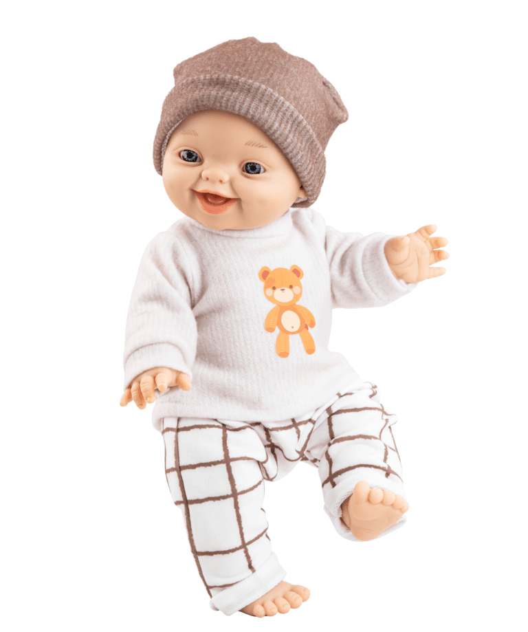 Paola Reina Lutka beba Karlos, 34cm, Bež