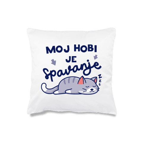 Jastuk Moj hobi je spavanje cs3969