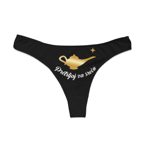 Ženski donji veš Protrljaj za sreću cs3956w, Crni