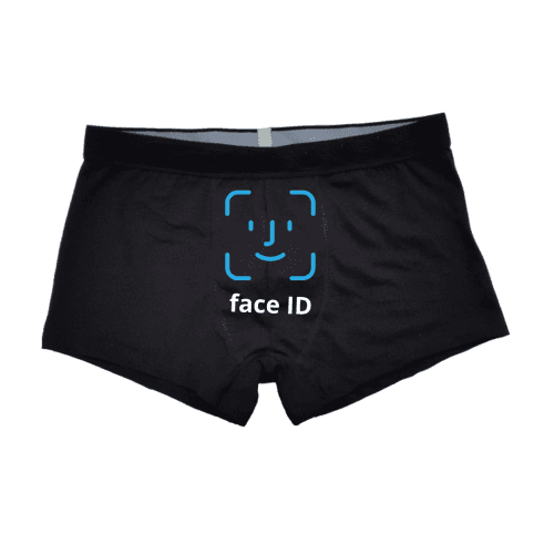 Muški donji veš Face ID CS4144, Crni