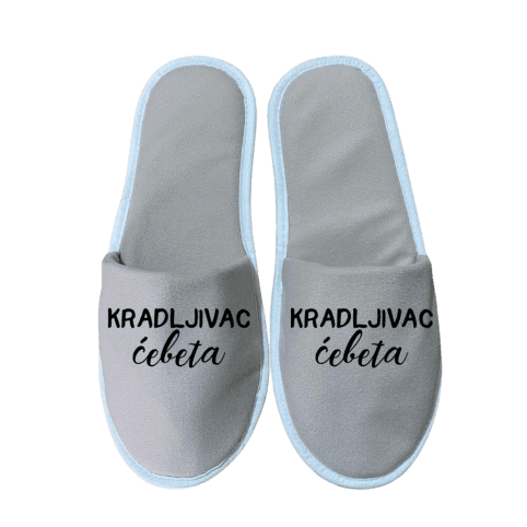 Muške kućne papuče Kradljivac ćebeta cs3325, Sive