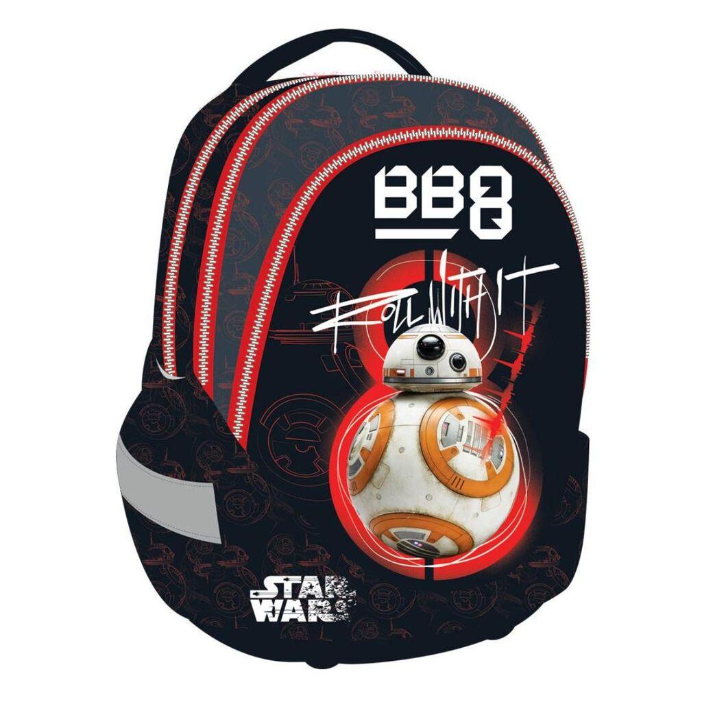 Ranac za dečake Star Wars BB-8, Anatomski, 47 x 27 x 32 cm, Crni