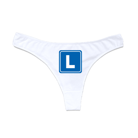 Ženski donji veš Učenica auto škole cs3905, Beli