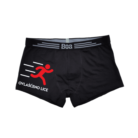 Muški donji veš Ovlašćeno lice cs3052w, Crni