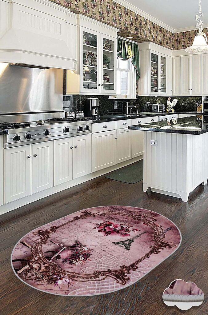 Conceptum Hypnose Tepih Hmnt907, Ovalni, 60 x 100 cm, Šareni