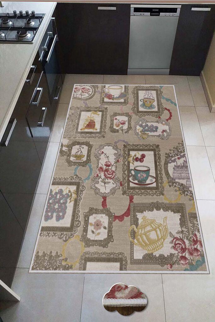 Conceptum Hypnose Tepih Hmnt538, Pravougaoni, 80 x 150 cm, Smeđi