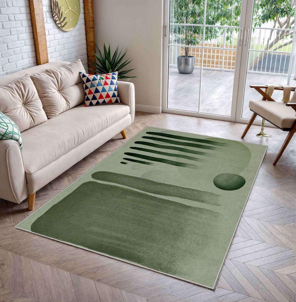 Conceptum Hypnose Tepih Shml25, Pravougaoni, 100 x 140 cm, Zeleni