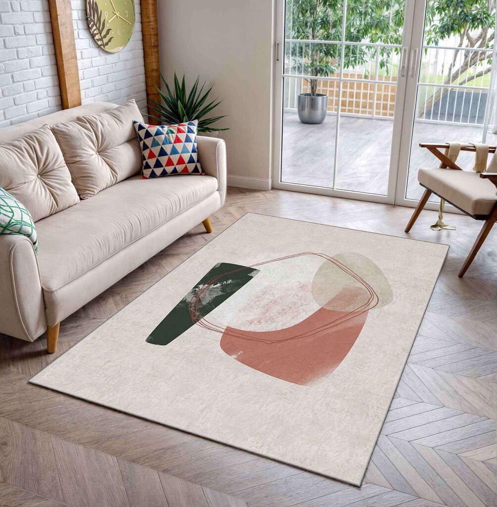 Conceptum Hypnose Tepih Shml3, Pravougaoni, 100 x 140 cm, Krem