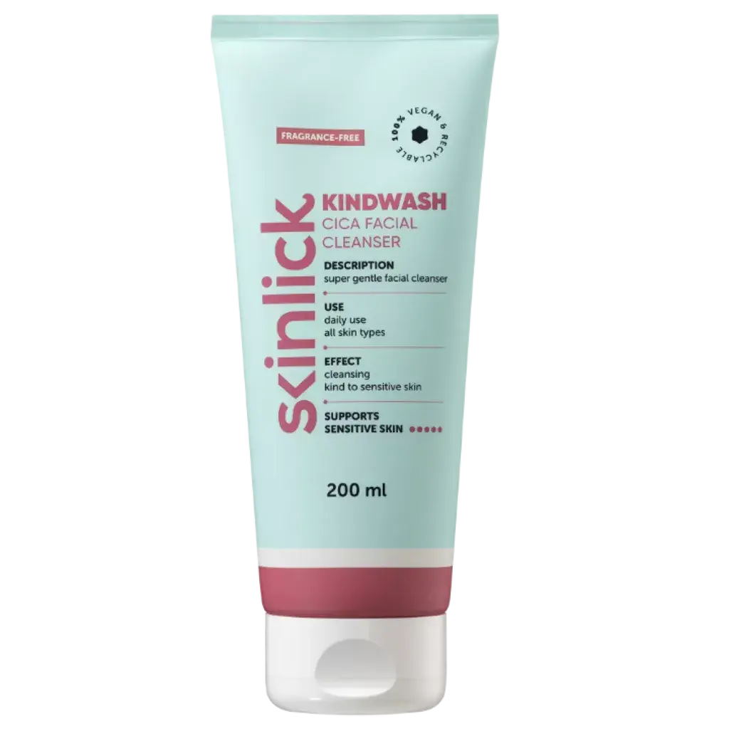 Skinlick Gel za čišćenje lica sa cica ekstraktom Kindwash, Kremasti, 200ml