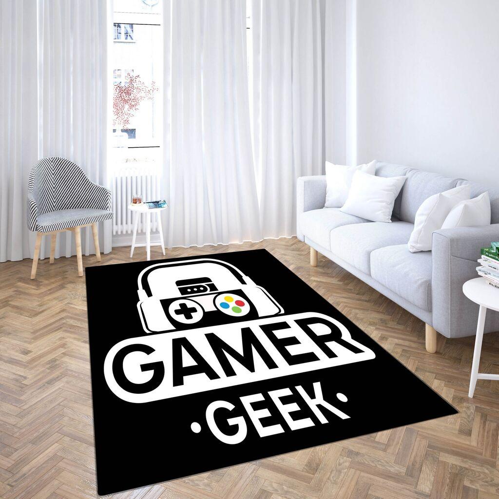 Conceptum Hypnose Tepih Cgkids8, Pravougaoni, 120 x 180 cm, Crno-beli