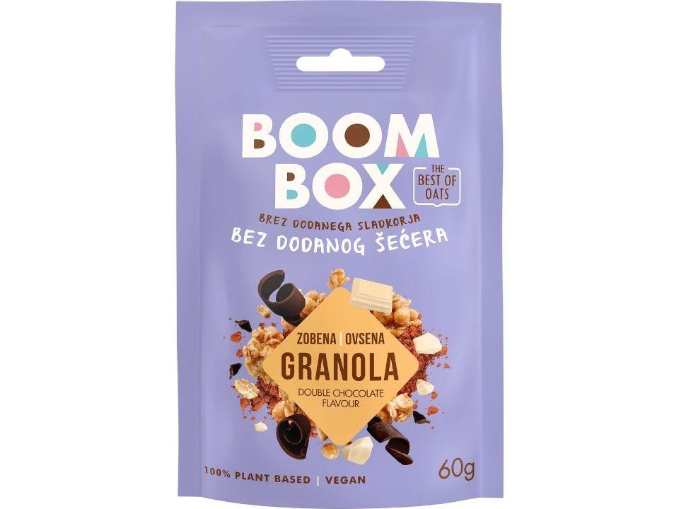Boom Box Ovsena kaša granola Double čokolada 60 g