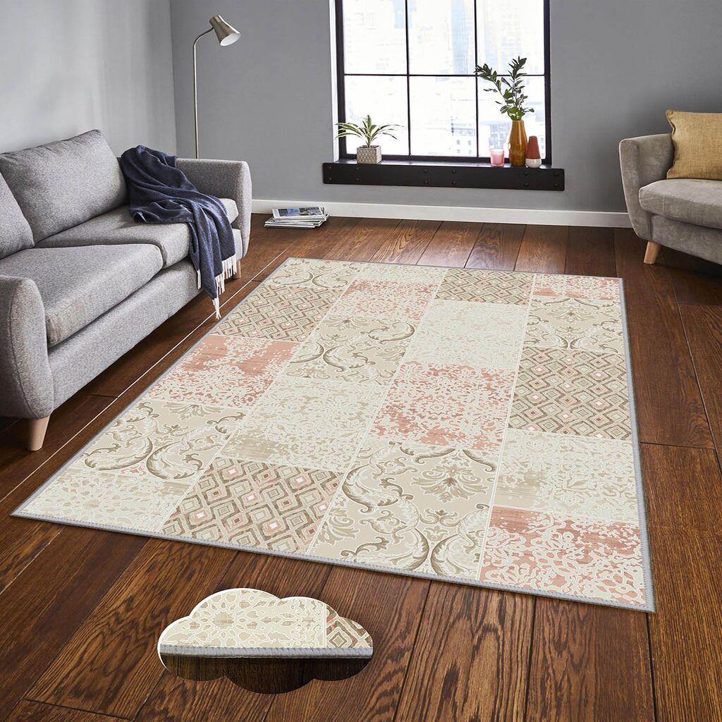 Conceptum Hypnose Tepih Eexfab1138, Pravougaoni, 80 x 120 cm, Krem-roze