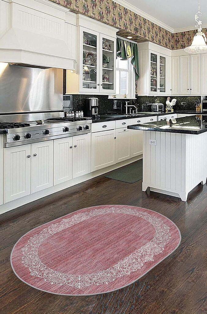 Conceptum Hypnose Tepih Hmnt905, Ovalni, 100 x 150 cm, Roze