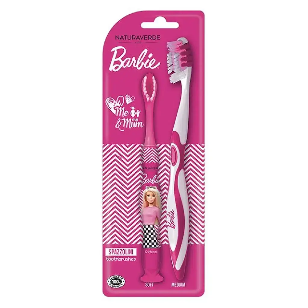 Disney Dečija četkica Barbie my & My mum, 2 komada, Roze