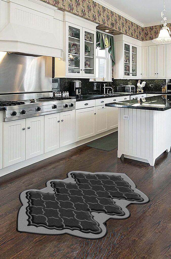 Conceptum Hypnose Tepih Hmnt949, Ovalni, 80 x 150 cm, Sivi