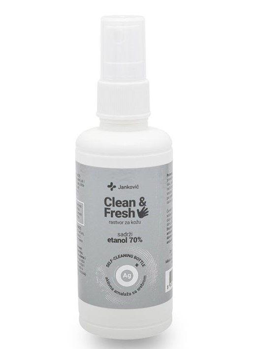 Janković Rastvor za dezinfekciju kože Clean & Fresh Silver, 100 ml