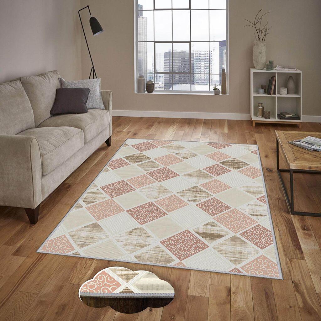 Conceptum Hypnose Tepih Eexfab1142, Pravougaoni, 160 x 230 cm, Krem-roze