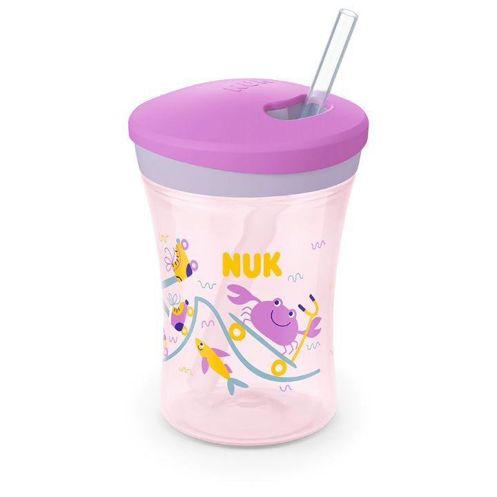 Nuk Čaša slamčica 255600, 12m+, 230ml