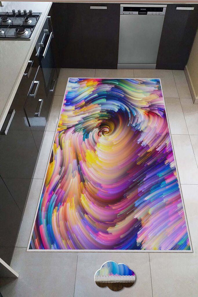 Conceptum Hypnose Tepih Hmnt586, Pravougaoni, 80 x 300 cm, Šareni