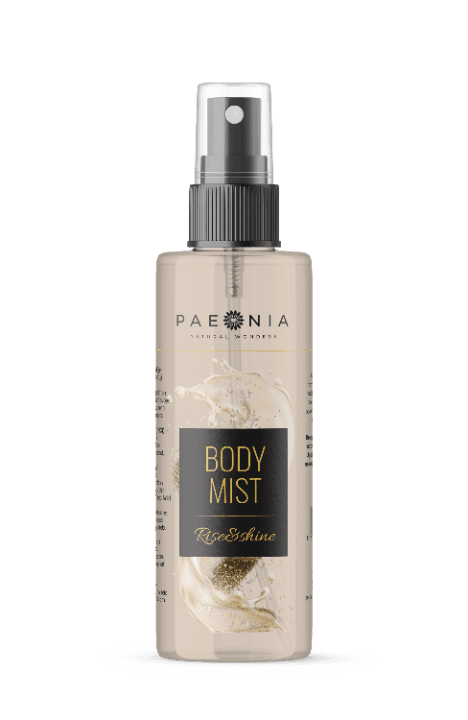Paeonia Body Mist Rise & Shine, Sa šljokicama, 200 ml