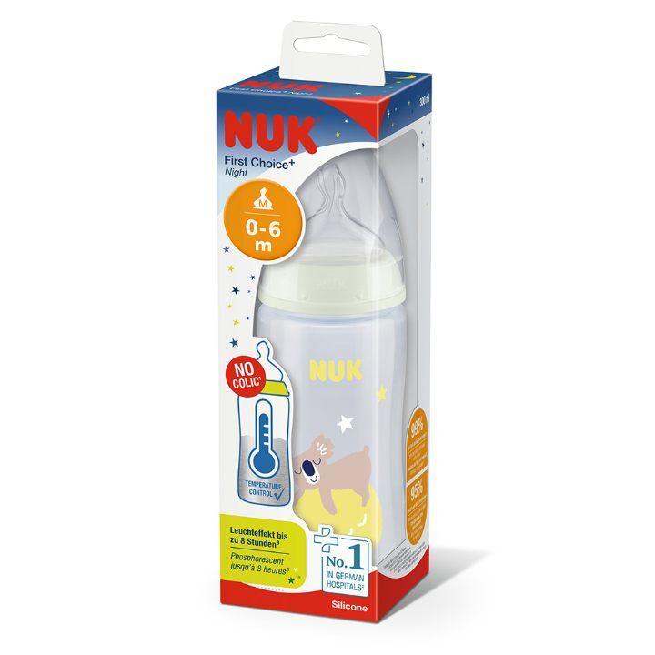 Nuk Plastična flašica Dark&glow 741143, 0-6m, 300ml