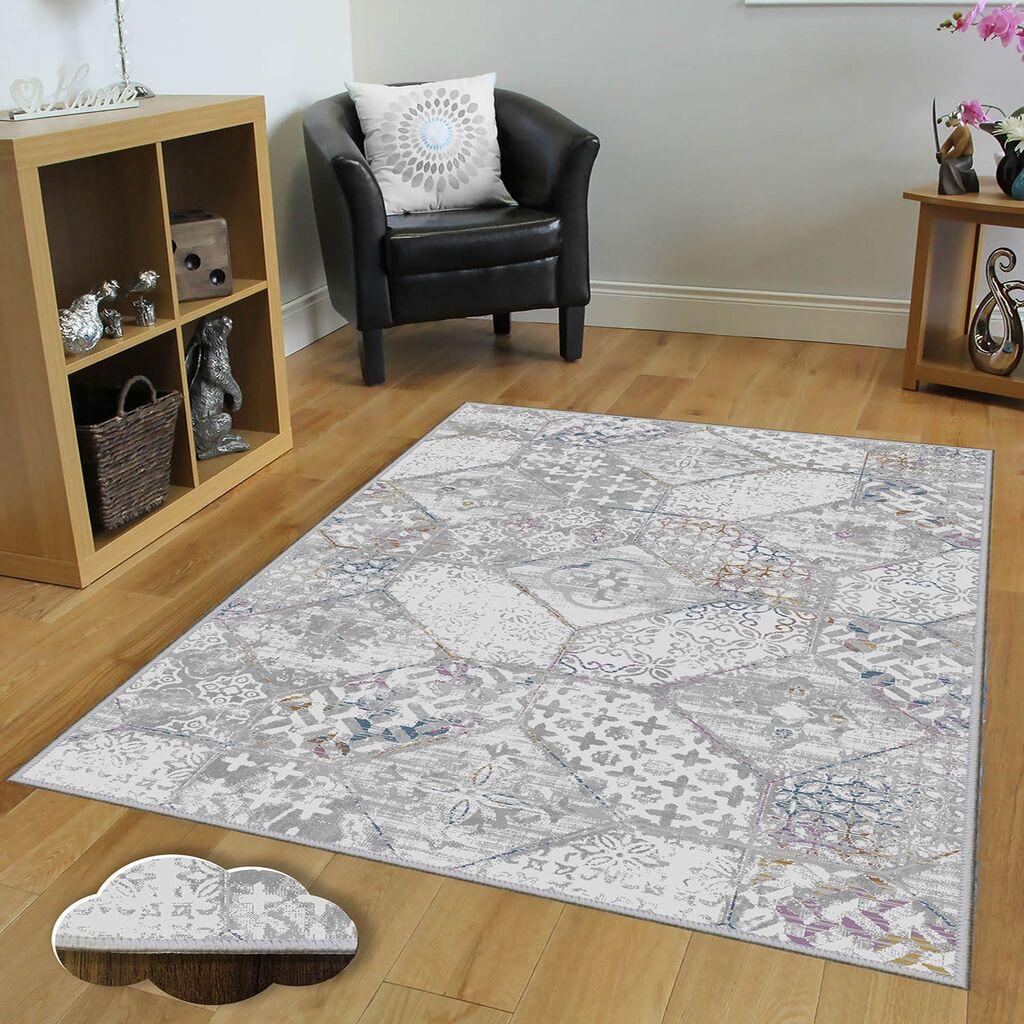 Conceptum Hypnose Tepih Eexfab1192, Pravougaoni, 80 x 200 cm, Sivi