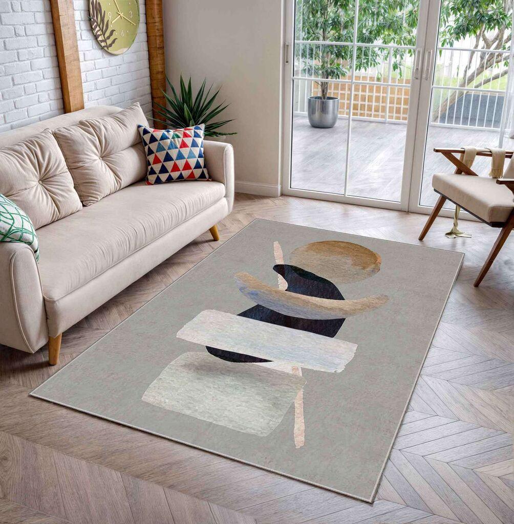 Conceptum Hypnose Tepih Shml21, Pravougaoni, 100 x 140 cm, Sivi