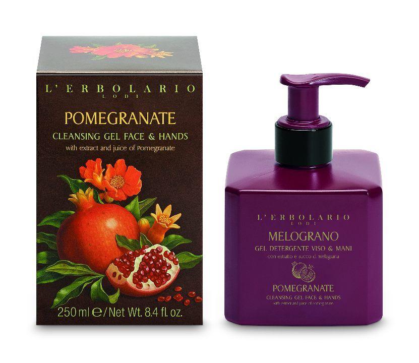 L'erbolario Gel za pranje lica i ruku Pomegranate, 250ml