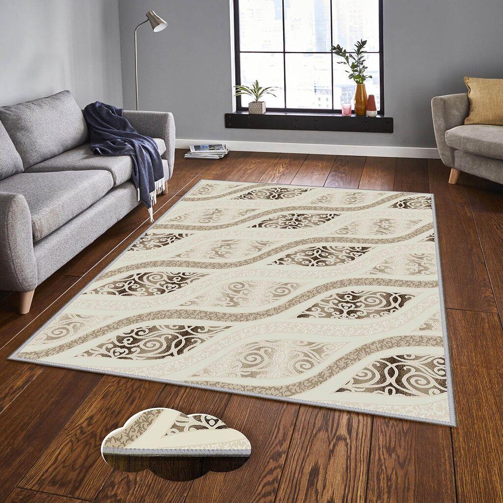 Conceptum Hypnose Tepih Eexfab1129, Pravougaoni, 80 x 120 cm, Krem
