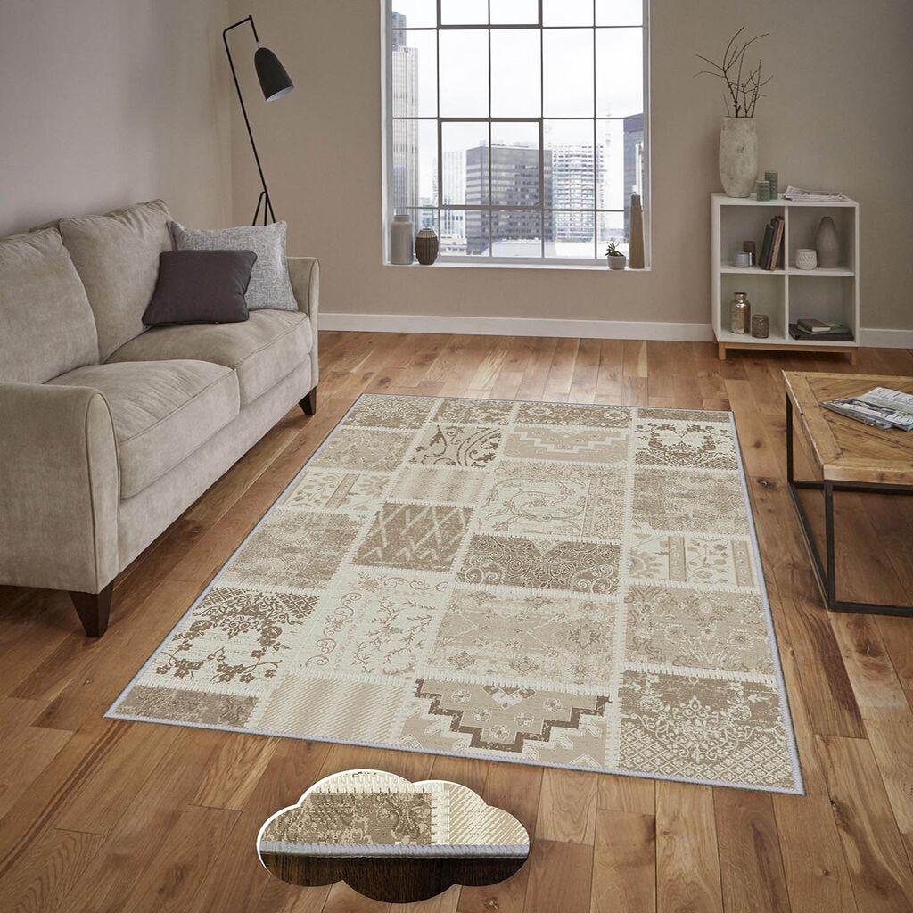 Conceptum Hypnose Tepih Eexfab1121, Pravougaoni, 100 x 300 cm, Krem