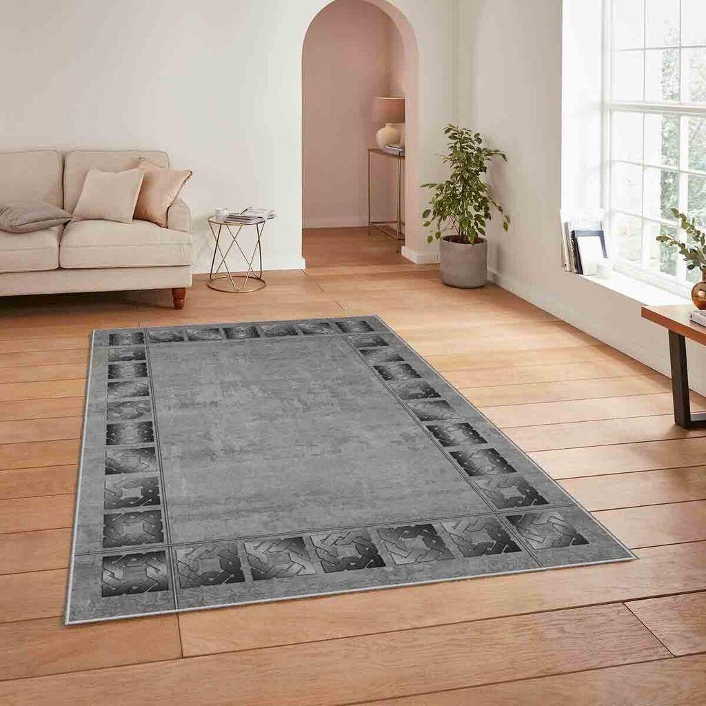 Conceptum Hypnose Tepih HM-CRP25-32, Pravougaoni, 80 x 140 cm, Sivi