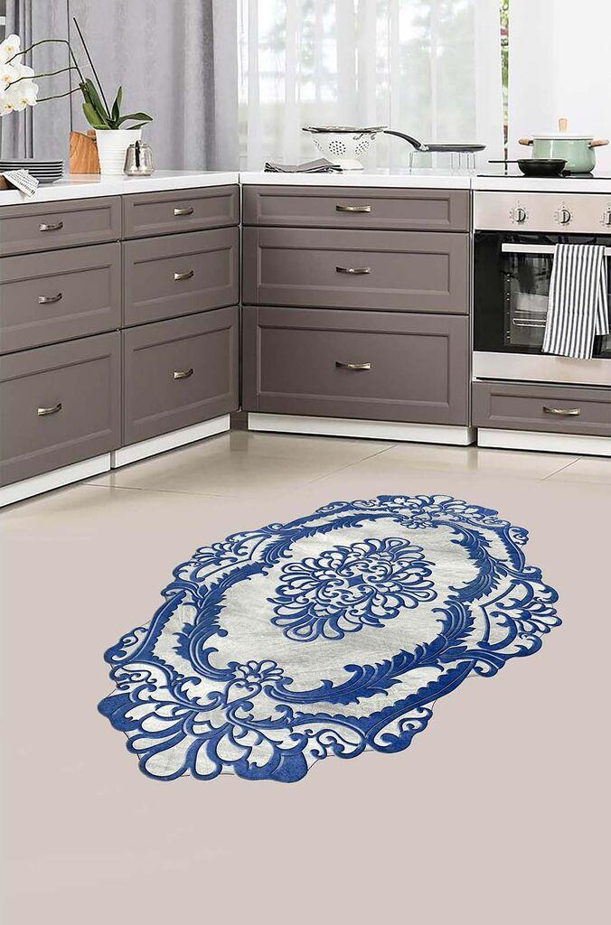 Conceptum Hypnose Tepih Hmnt958, Ovalni, 50 x 80 cm, Plavi