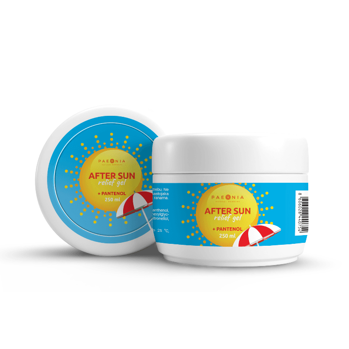 Paeonia Gel za telo posle sunčanja Relief sa pantenolom, 250  ml