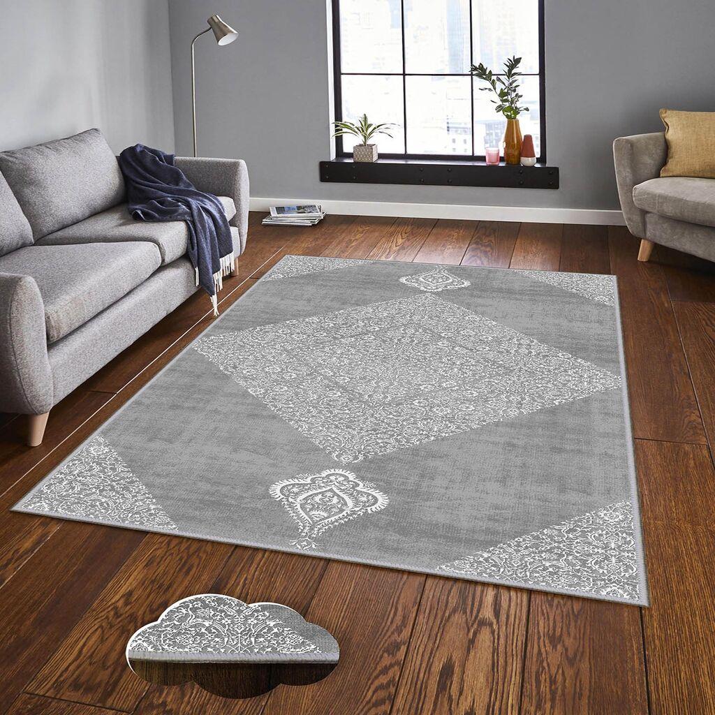 Conceptum Hypnose Tepih Eexfab1165, Pravougaoni, 140 x 220 cm, Sivi