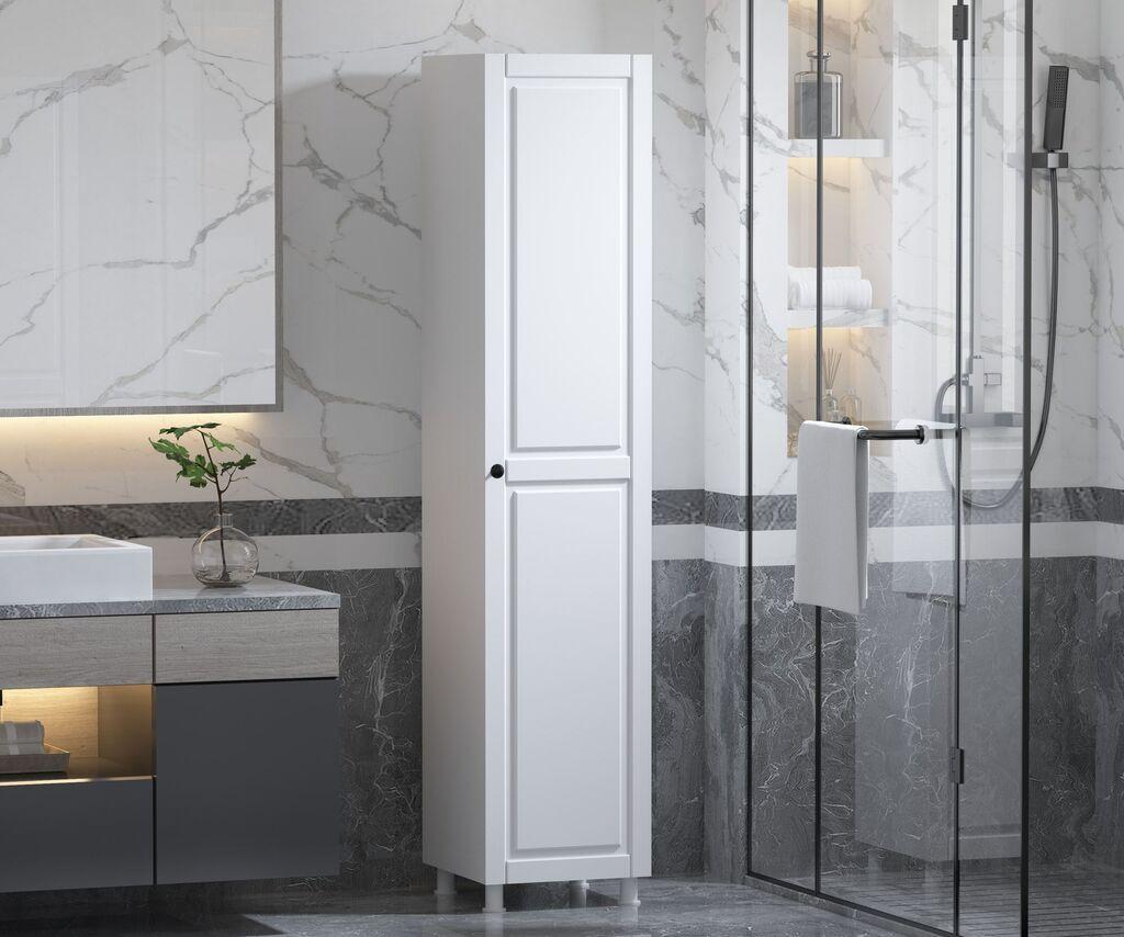 Hanah Home Višenamenski ormar Rb-055, 35x180 cm, Beli