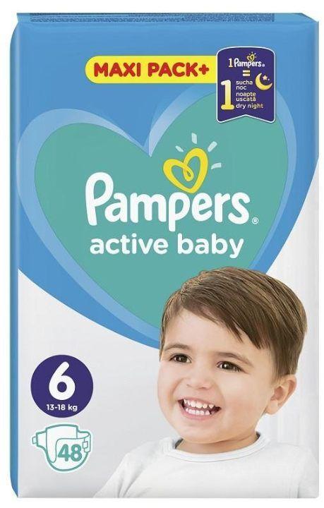 Pampers Pelene Active Baby 6, 15+kg, 48/1