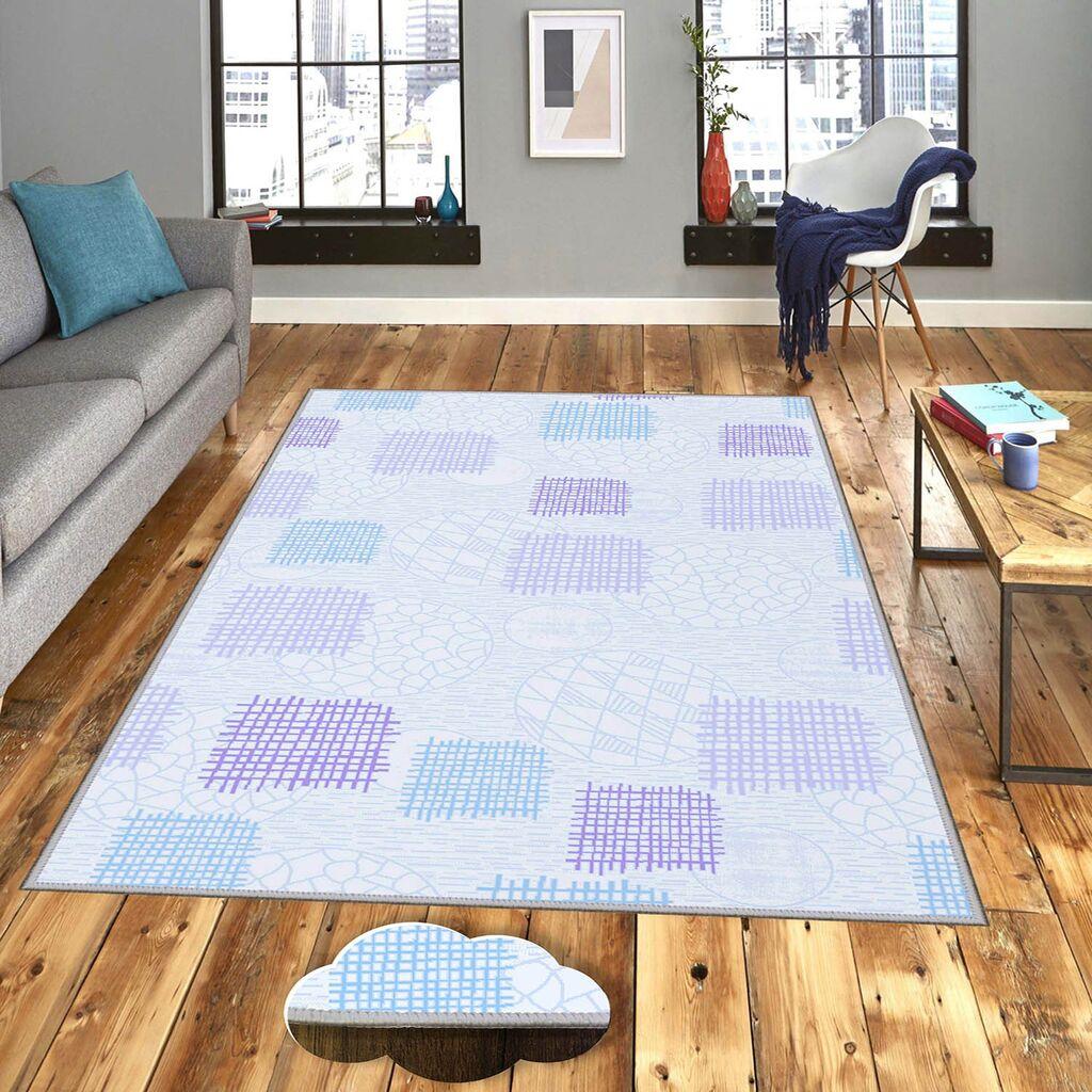 Conceptum Hypnose Tepih Eexfab972-1, Pravougaoni, 80 x 300 cm, Svetloplavi