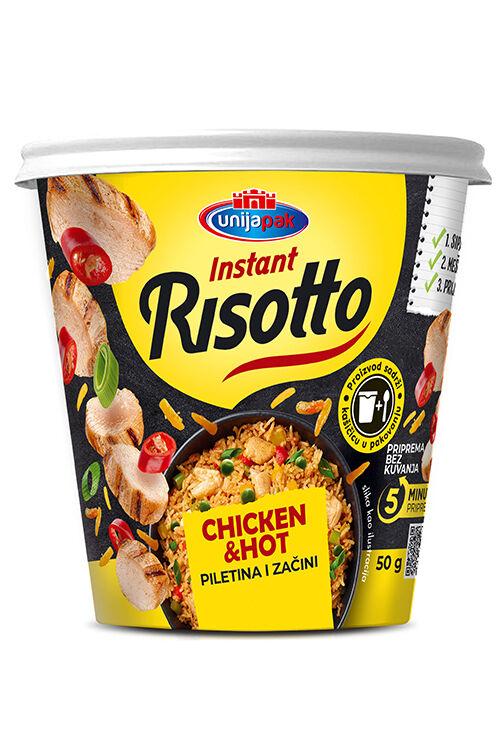 Unijapak Instant rižoto Piletina i začini u čaši, 55g