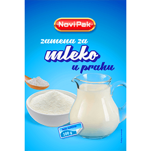 Novi pak Zamena za mleko u prahu, 100g
