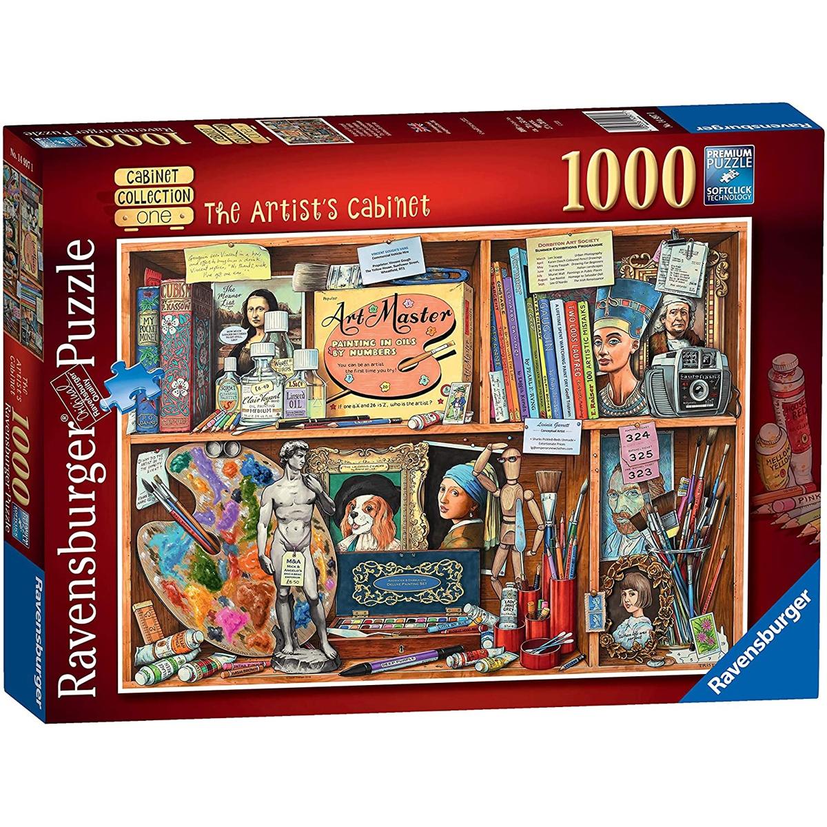 Ravensburger Puzzle Kabinet umetnika, 1000 delova